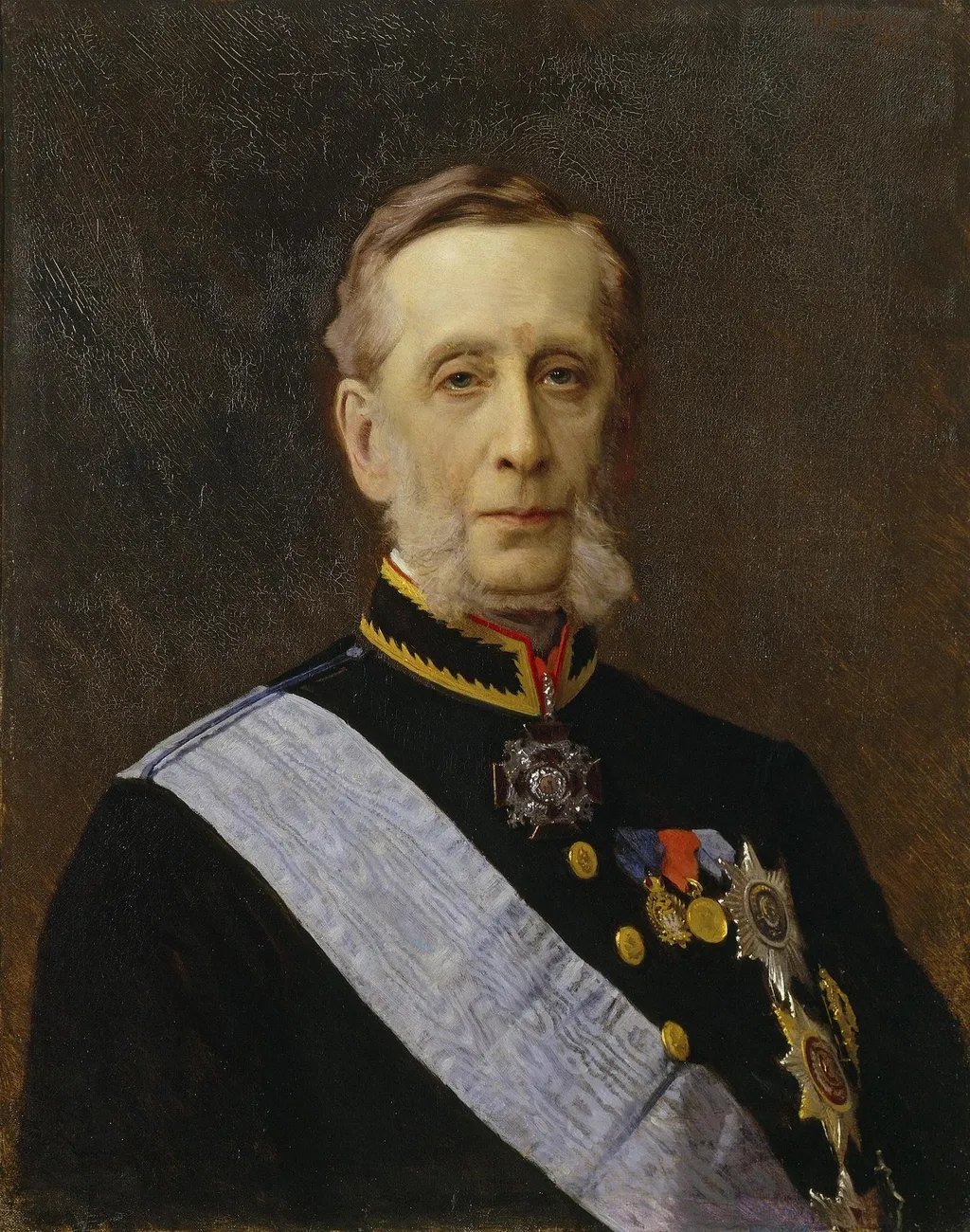 Portrait of Count Piotr Valuyev, by Ivan Kramskoi, oil, 1890