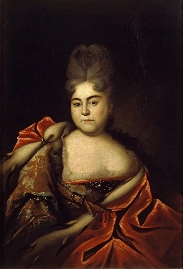 Portrait of Tsarevna Natalya Alekseevna, by Ivan Nikitich Nikitin