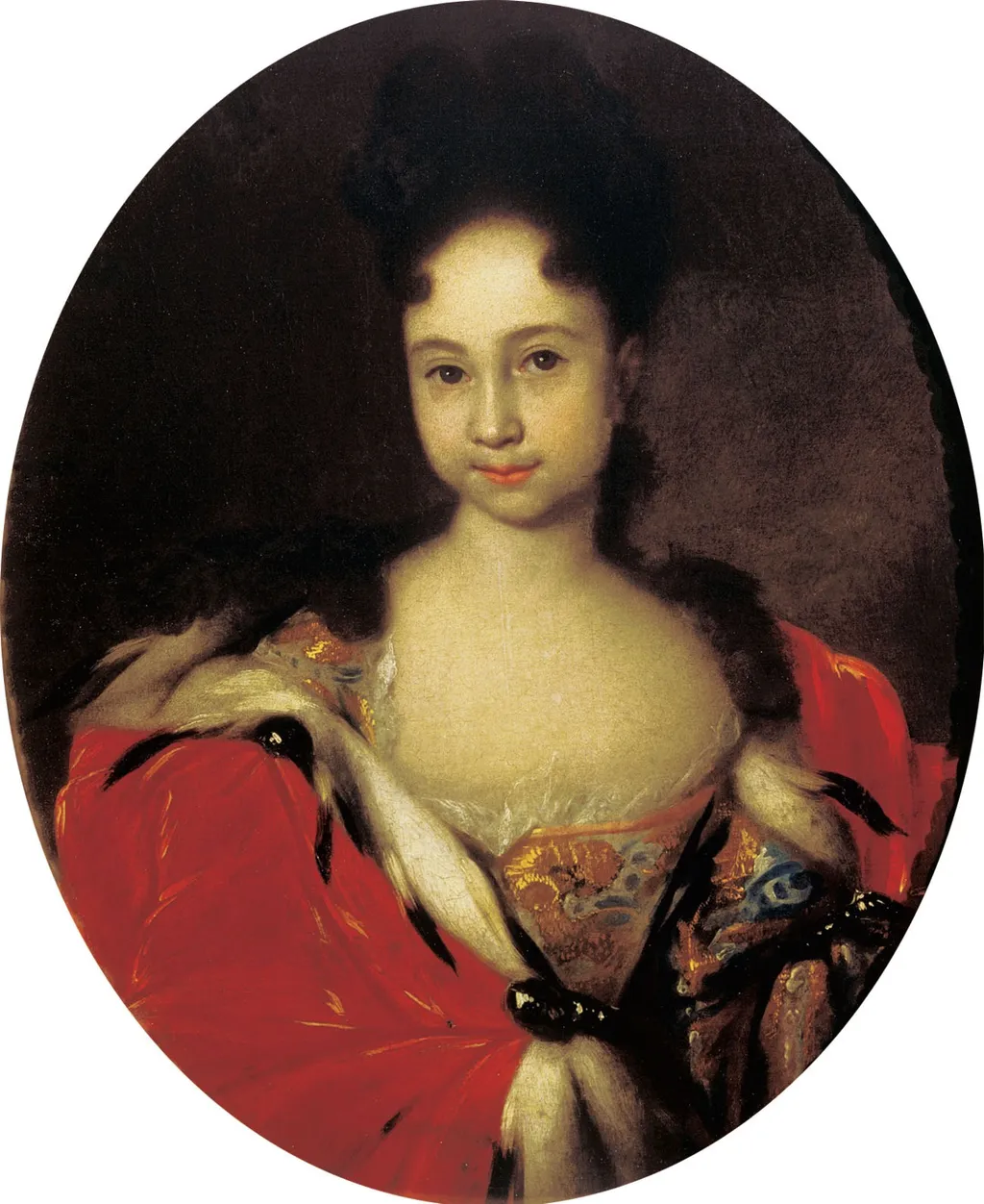 Princess Anna Petrovna, by Ivan Nikitich Nikitin, oil, 1718