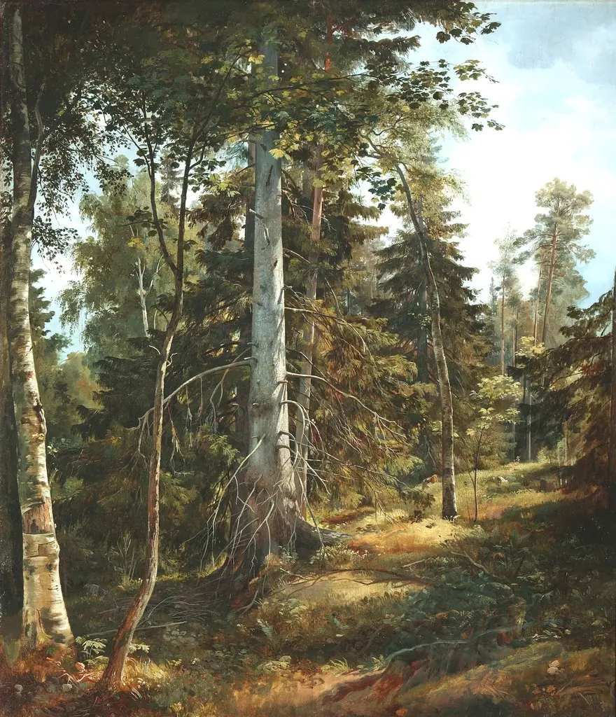 Forest Thicket, by Ivan Shishkin