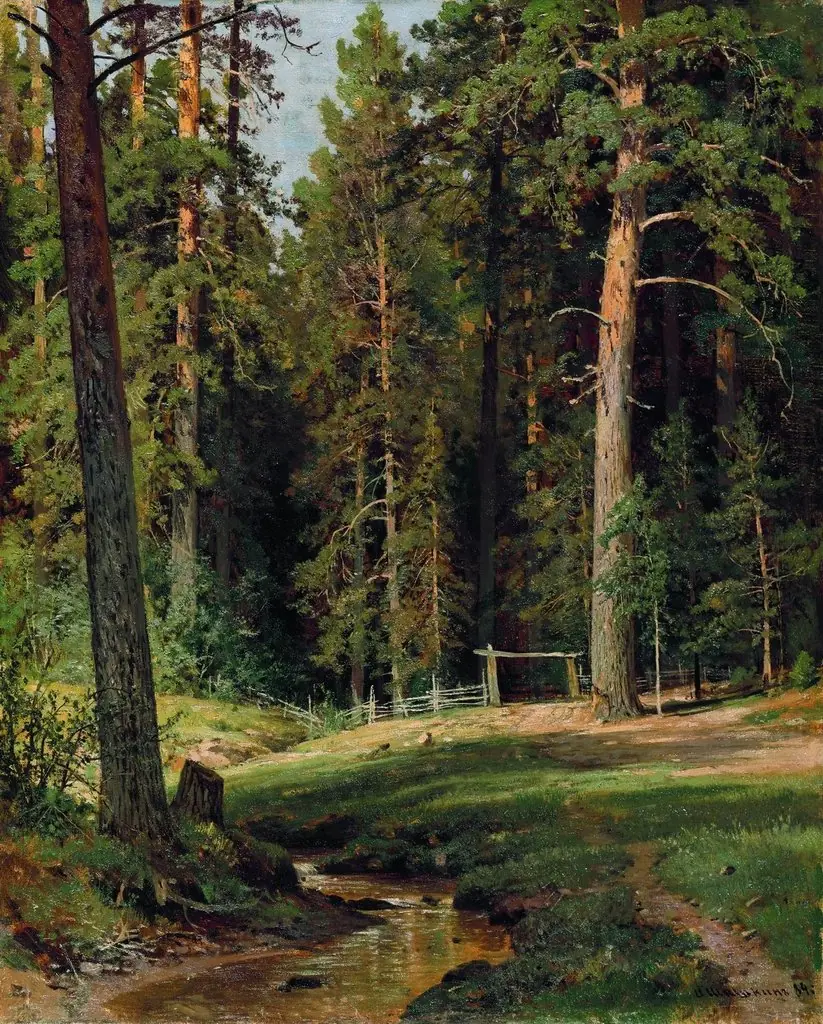 The Edge of the Forest, by Ivan Shishkin
