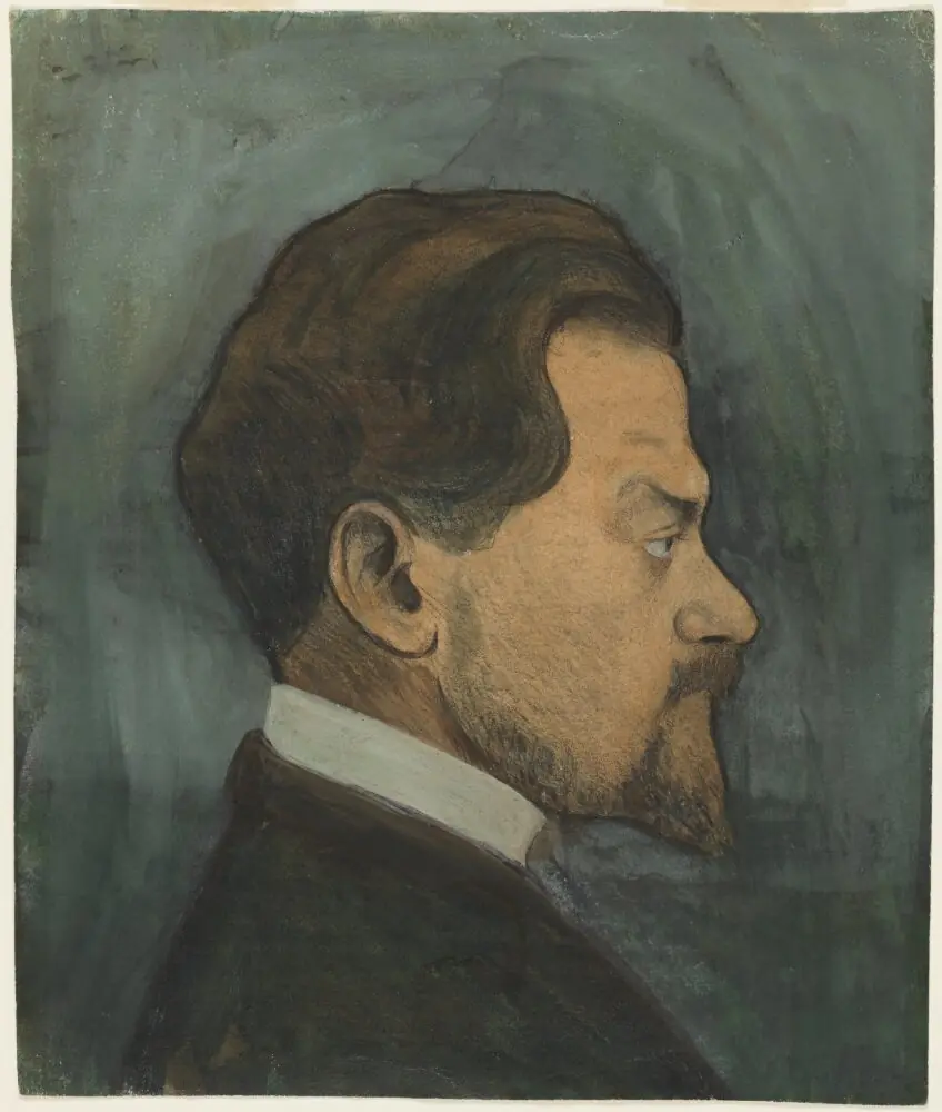 Edvard Waller (1870-1921), sculptor Konstnär/Formgivare Lennart Nilsson (1922-2017), svensk, by Ivar Arosenius