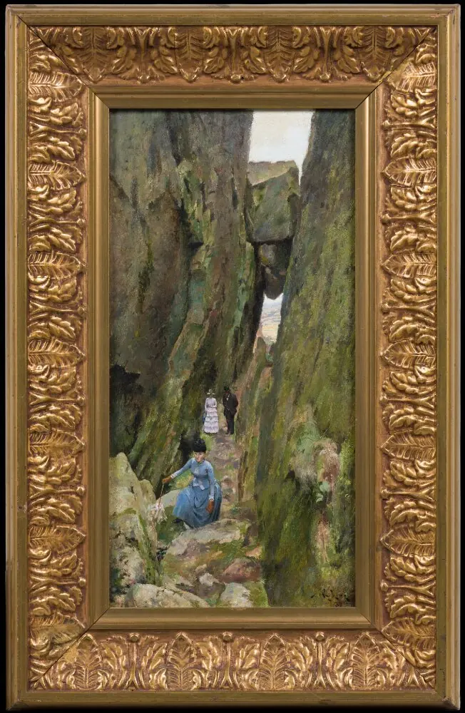 Elegant Walkers at Kungsklyftan, Fjällbacka, by Ivar Nyberg