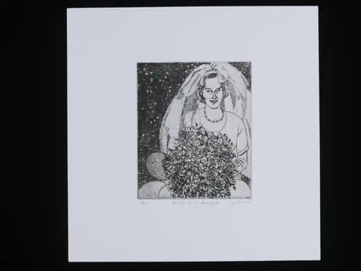 Bride with Bouqet, by Ivy Smith