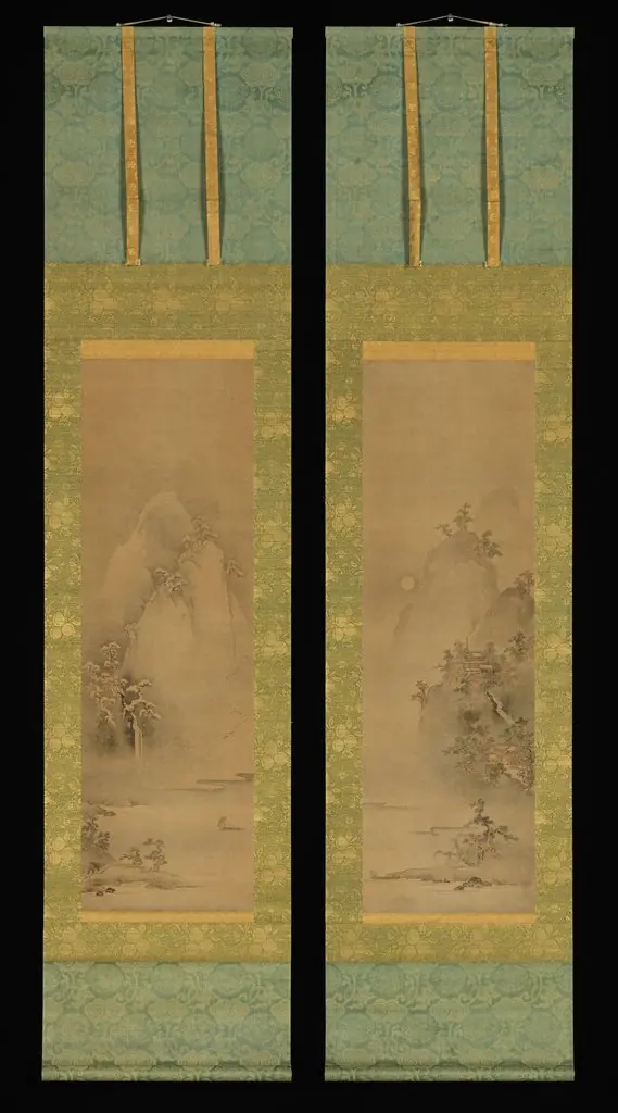 Eight Views of Xiao and Xiang, by Iwasa Matabei
