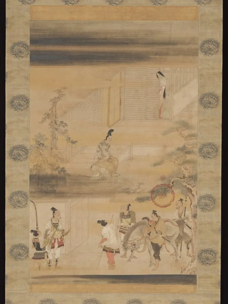 “Taira no Koremori’s Farewell,”  from The Tale of the Heike (Heike monogatari), by Iwasa Matabei