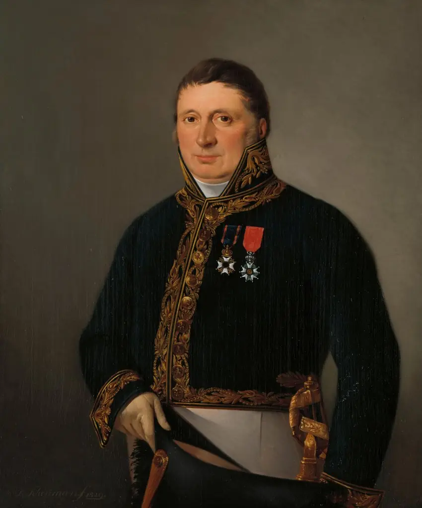 Portrait of Inspector-General A.F. Goudriaan, by Izaak Schouman