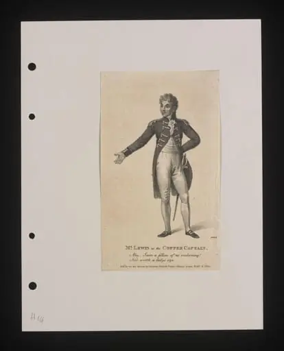Mr. Lewis as the Copper Captain, by J. Alais