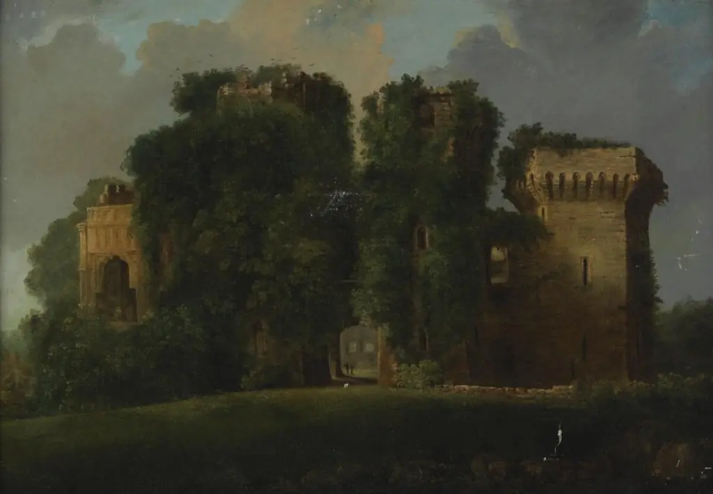 Raglan Castle, by J. Ashford