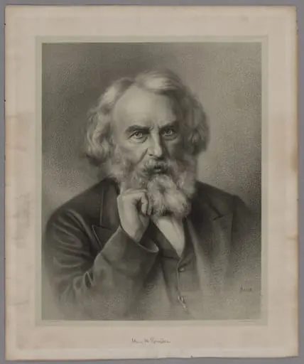 Henry Wadsworth Longfellow, by J. Baker