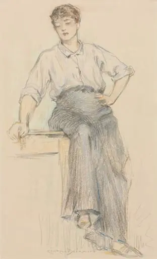 The Toiler, by J. Carroll Beckwith