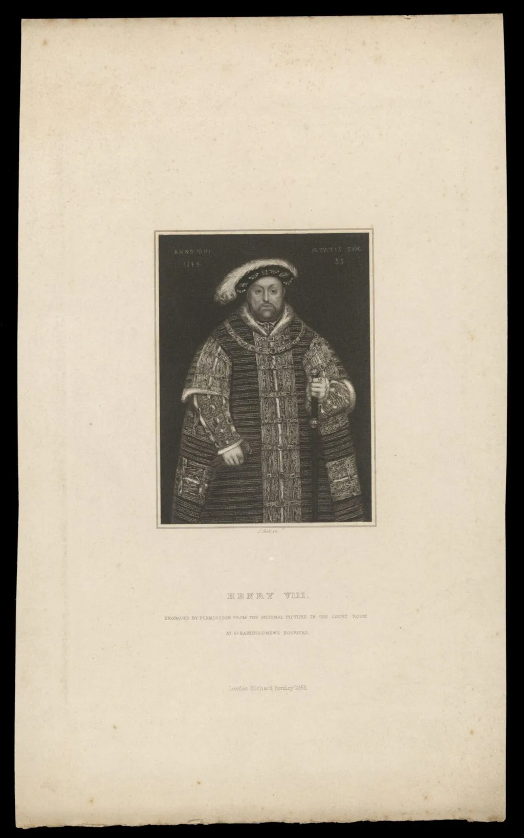 H Beard Print Collection, by J. Cook, 1851