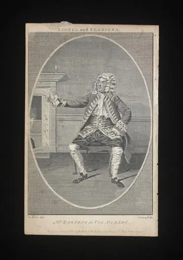 Mr Parsons as Col. Oldboy in Lionel and Clarissa, by J Corner