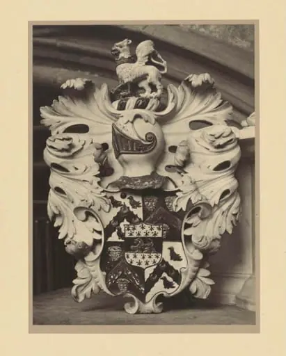 Armorial Bearings, York Minster, by J. Crowther Cox