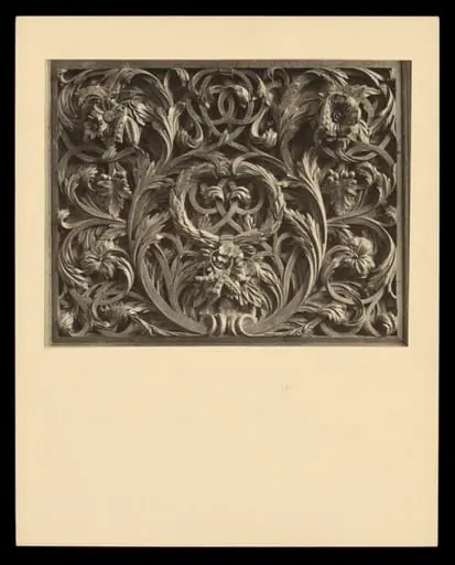 Grinling Gibbons Carving, Oxford, by J. Crowther Cox
