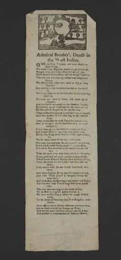 Admiral Bembo's Death in the West Indies, by J. Evans