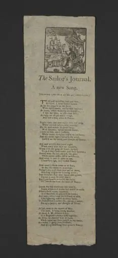 The Sailor's Journal, A New Song, by J. Evans