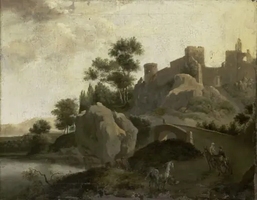 Italian Landscape, by J.G. Schieblius