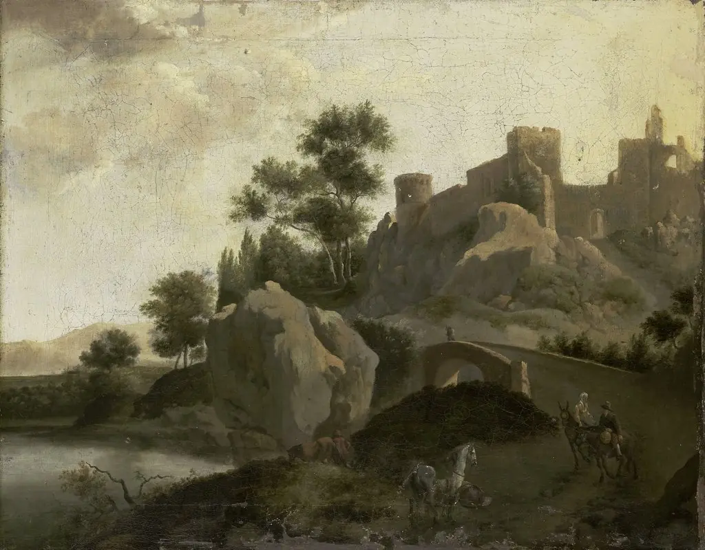 Italian Landscape, by J.G. Schieblius