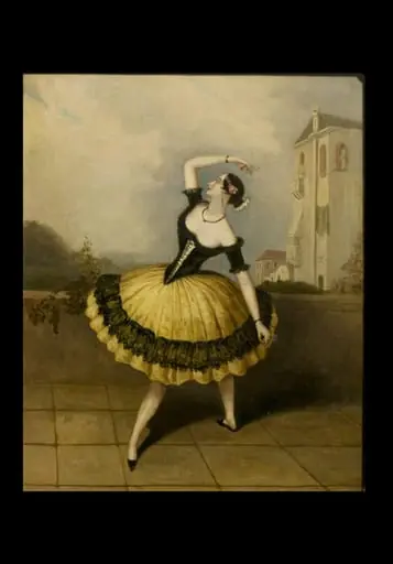 Marie Guy-Stephan dancing 'Las Boleras de Cadiz', by J. H. Lynch