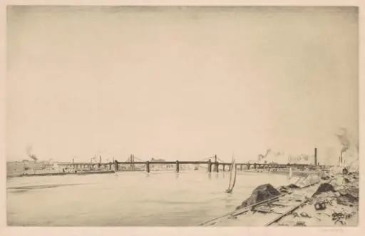 Runcorn Bridge, by J. Hamilton Hay