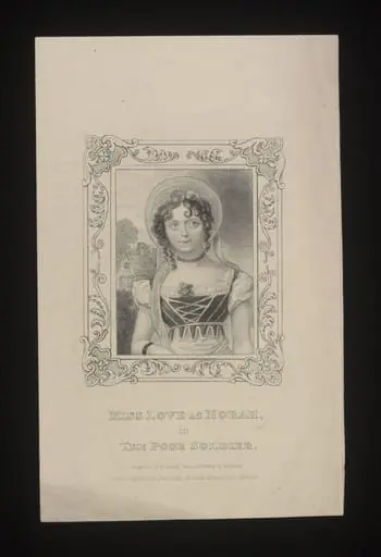 Miss Love as Norah in The Poor Soldier, by J. Kennerley