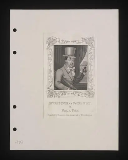 Mr Liston as Paul Pry in Paul Pry, by J. Kennerly