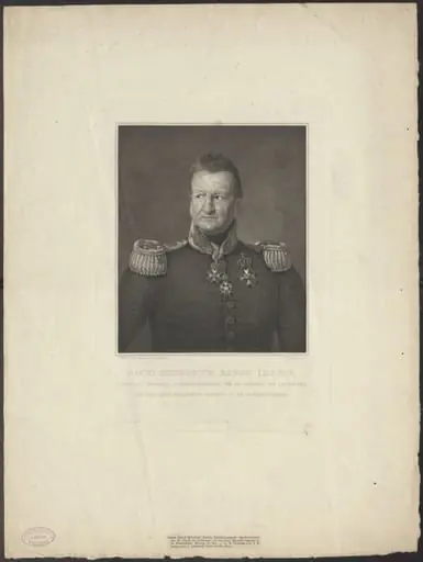 Portrait of D.H. Baron Chassé, by J.P. Lange
