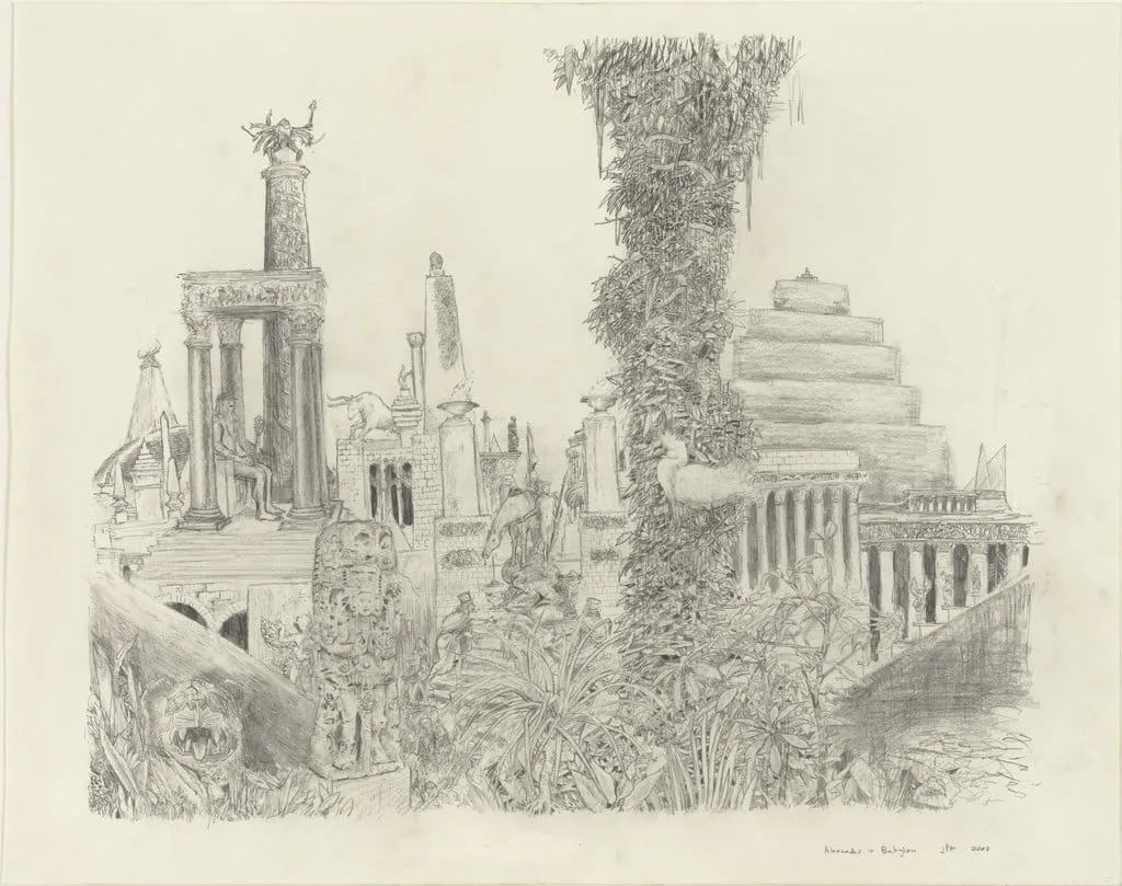 Untitled, by J.P. Munro, graphite, 2003
