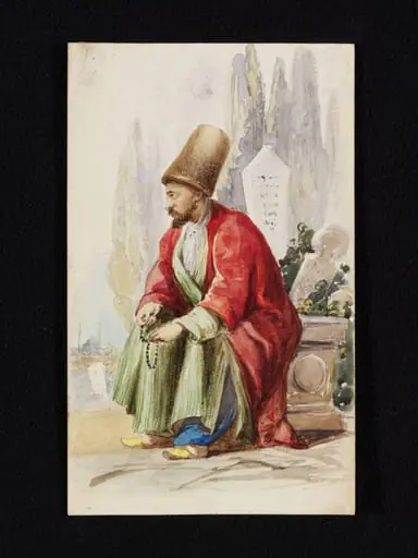 A Dervish - Constantinople, by J. Pease