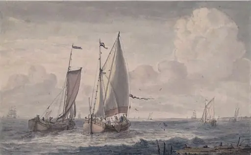 Dutch Fishing Boats, by J. R.