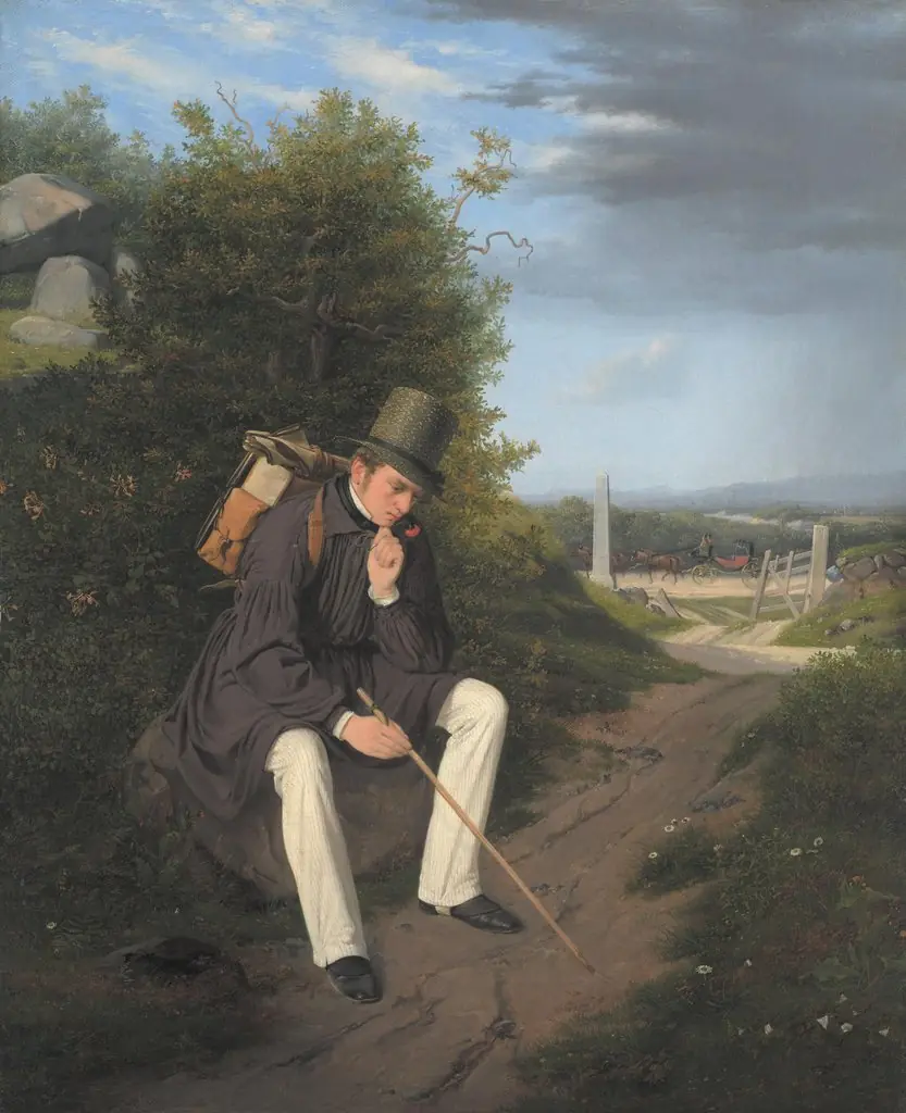 An Artist Resting by the Roadside, by Jørgen Roed