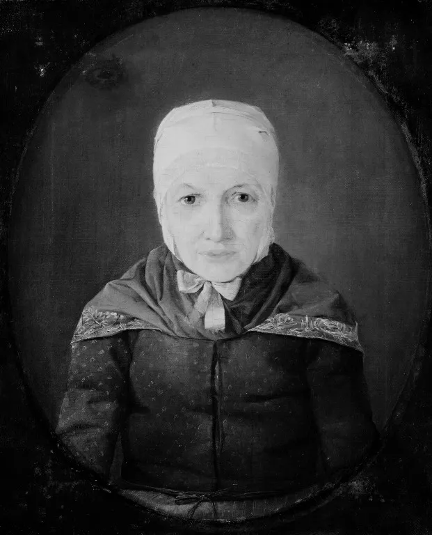 Kunstnerens mormoder, by Jørgen Roed, oil, 1828