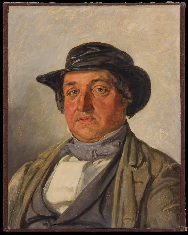 The Actor Kristian Mantzius, by Jørgen Roed