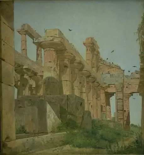 The Temple of Hera at Paestum, Italy