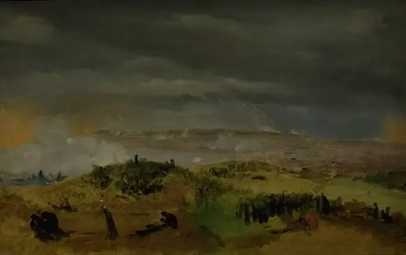 The Battle of Isted 25 July 1850. Study