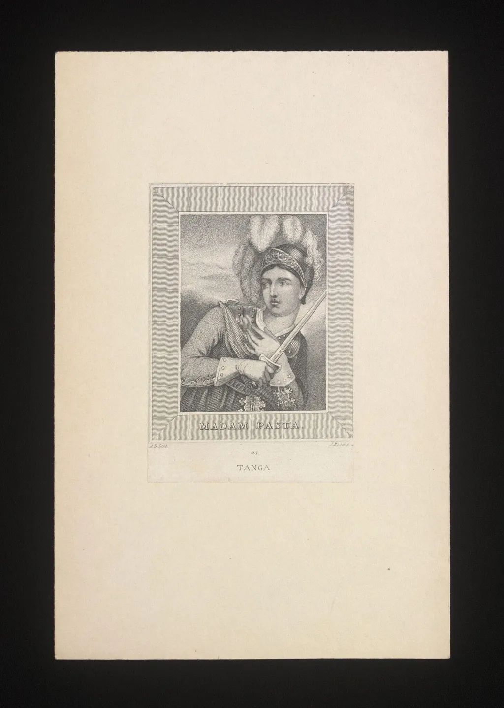 Madam Pasta, by J. Rogers, 1850