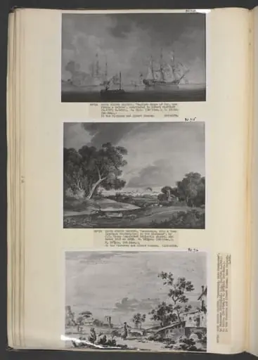 Landscape with town in the distance, by J.T. Young