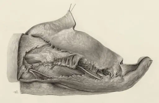 Muscular tissue of the hand and finger