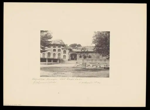 Hazratbal Mosque, Dahl Lake, Kashmir, by J.W. Groves