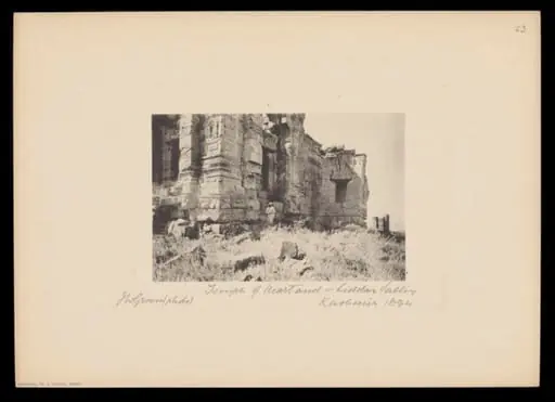 Temple of Martand, Liddar Valley, Kashmir, by J.W. Groves