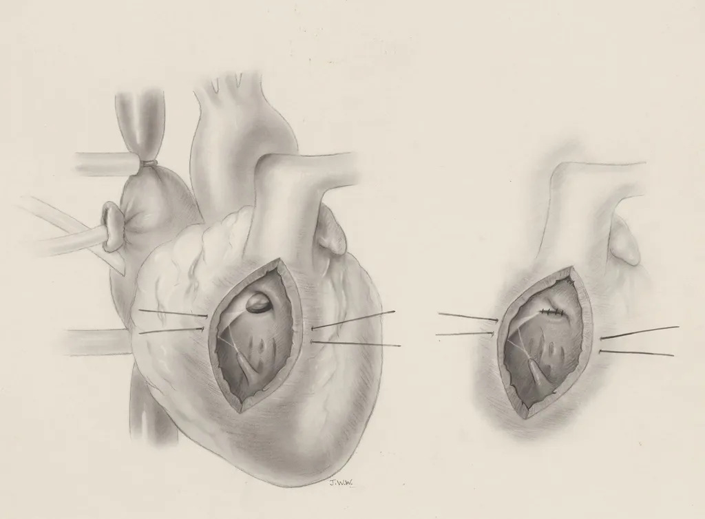 Ventricular septal, by J Wetselaar-Whittaker, 1957