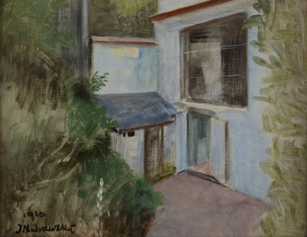 From One's Own Villa, by Jacek Malczewski