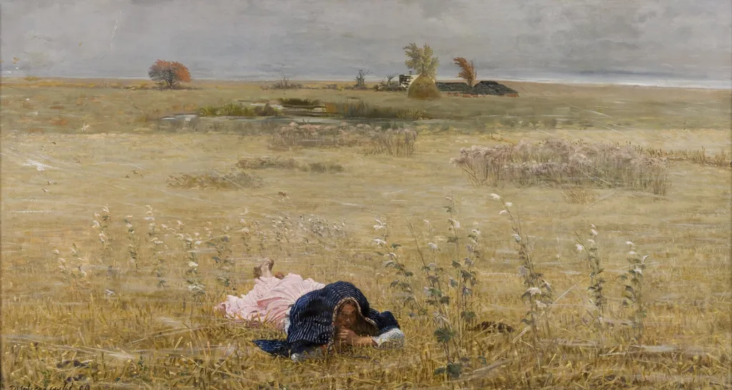 In Autumn, by Jacek Malczewski, oil, 1896