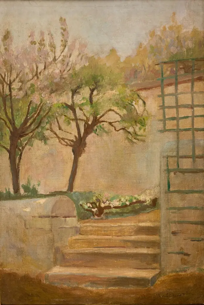 Landscape with Small Stairs, by Jacek Malczewski