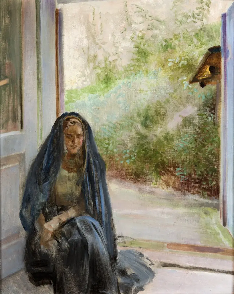 My Models – Triptych (Right Part), by Jacek Malczewski