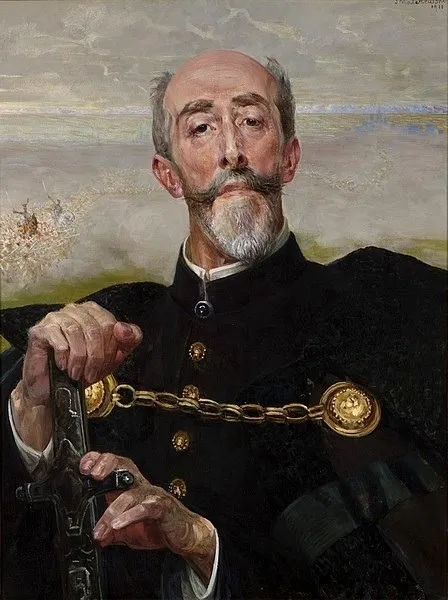 Portrait of Count Antoni Wodzicki, by Jacek Malczewski, oil, 1911