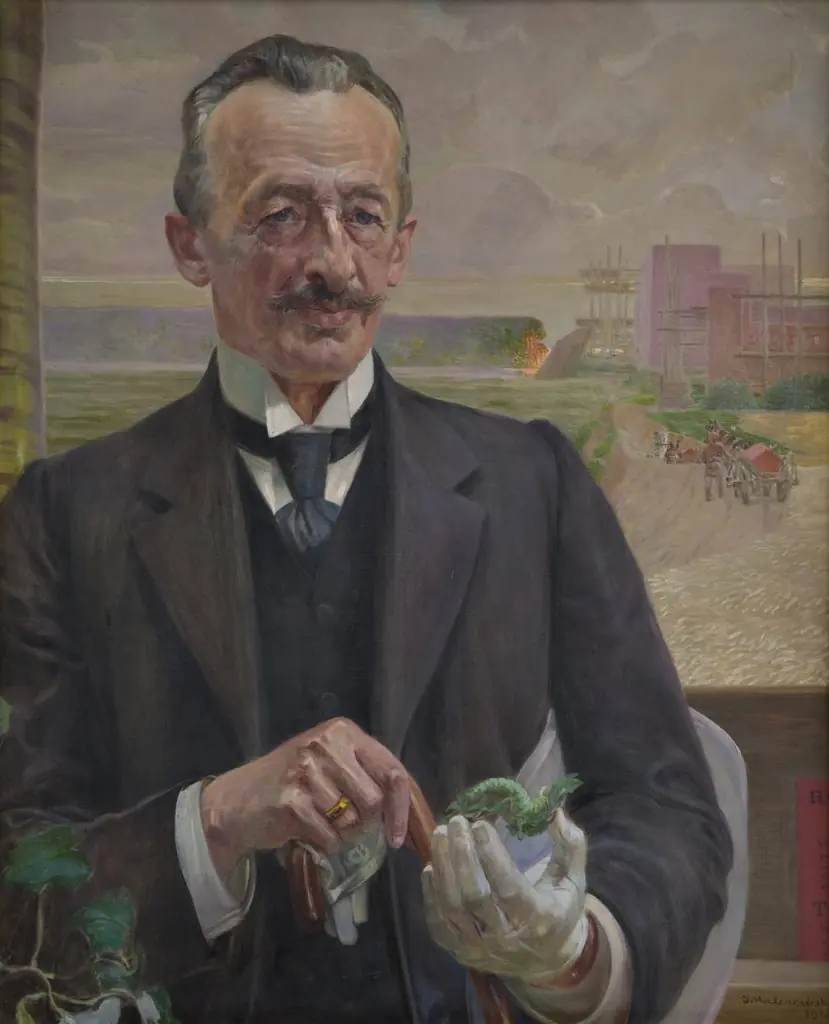 Portrait of Józef Sare, Vice-President of the City of Krakow, by Jacek Malczewski