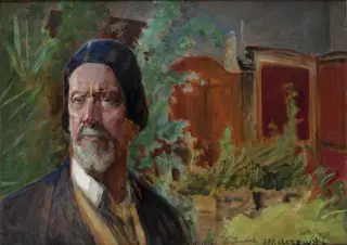 Self-Portrait, by Jacek Malczewski, 1926