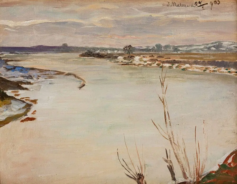 Spring Thaw, by Jacek Malczewski, 1905